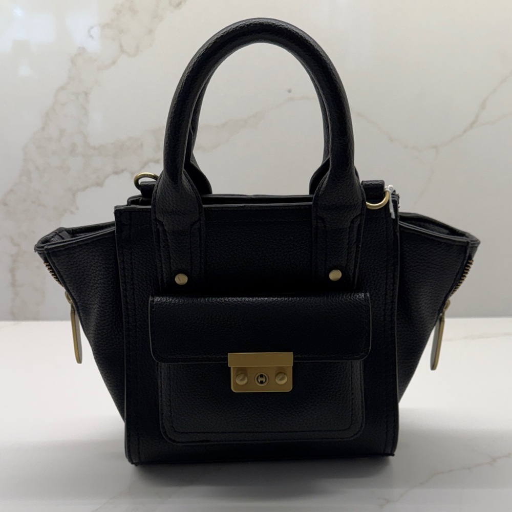 Black Leather Handbag - Phillip Lin for target